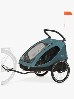 Hauck Dryk Duo Cykelanhænger, Ocean Green