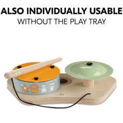 Hauck Play Drums S Aktivitetslegetøj til Legebakke, Animals