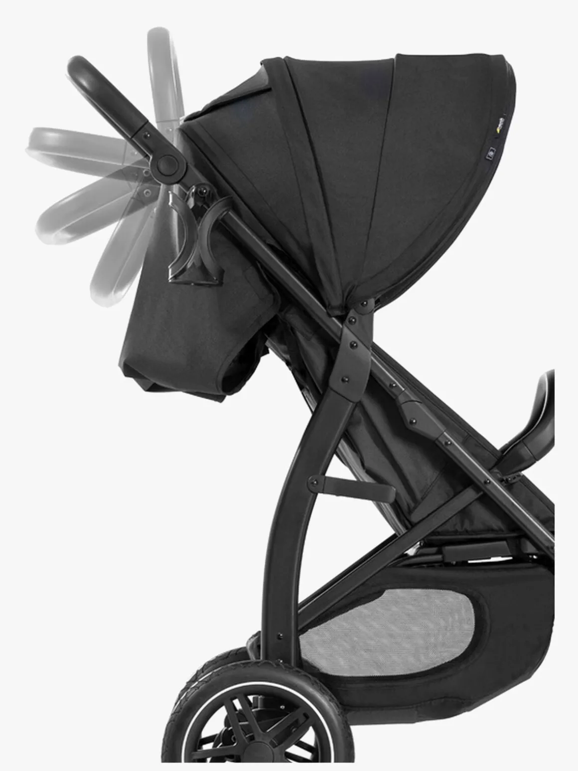 Hauck Rapid 4D Klapvogn, Sort