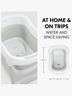 Hauck Wash N Fold Badekar L, White/Sage