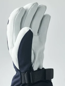 Hestra Army Leather Heli Ski Handsker, Marin