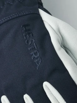 Hestra Army Leather Heli Ski Handsker, Marin