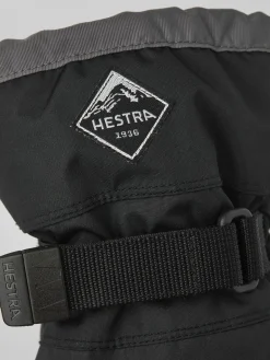 Hestra Gauntlet Czone JR Handsker, Sort/Grafit