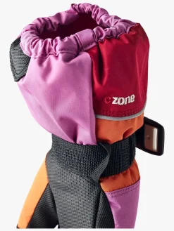 Hestra Kids Czone Vanter, Cerise/Light orange