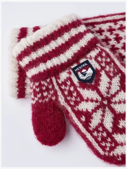 Hestra Kid's Nordic Vanter, Red/Offwhite