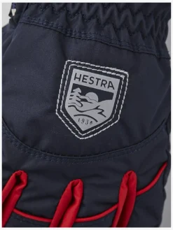 Hestra Sarri Zip JR Handsker, Dark Navy/Ivory