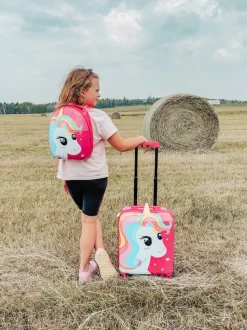 Heys Super Tots Set Kuffert & Rygsæk, Unicorn