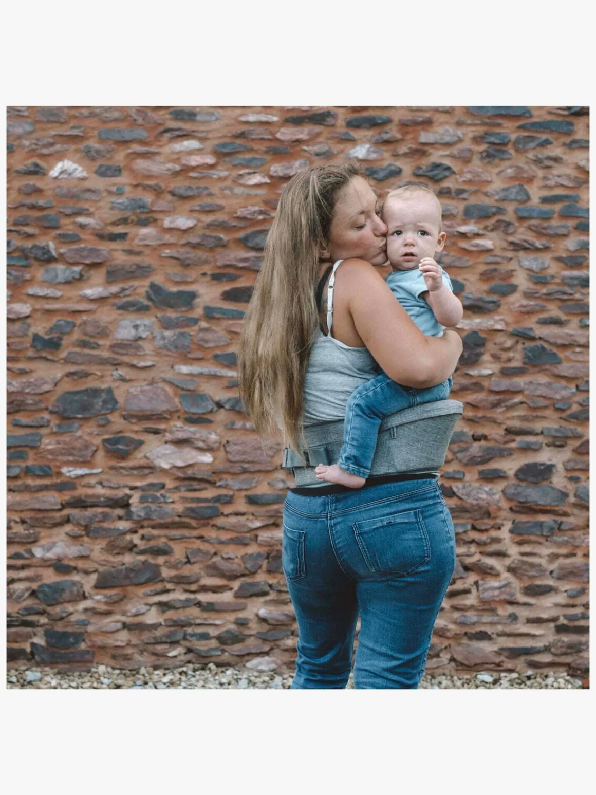 Hippychick Hoftesæde, Denim Gray