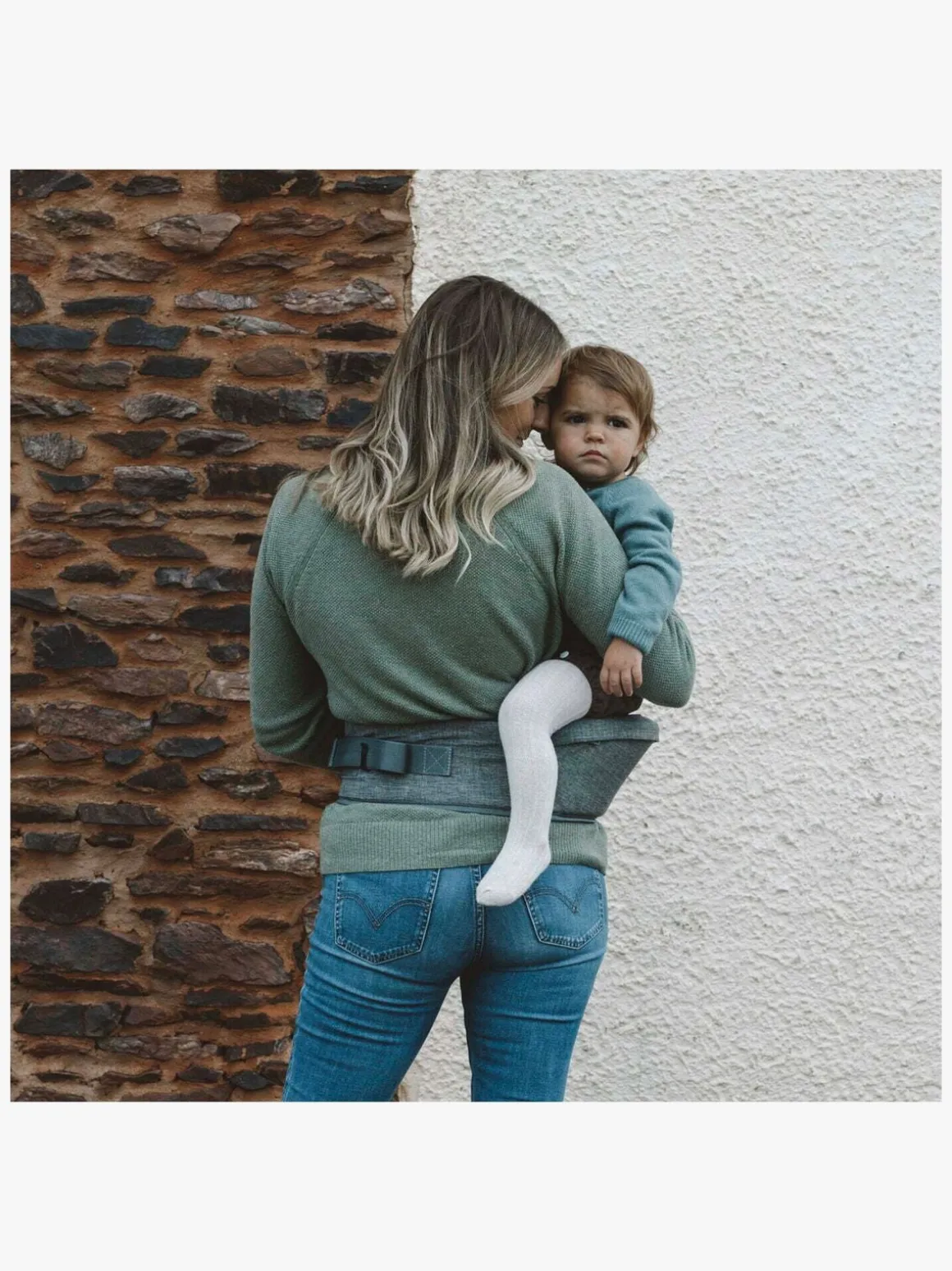 Hippychick Hoftesæde, Denim Gray