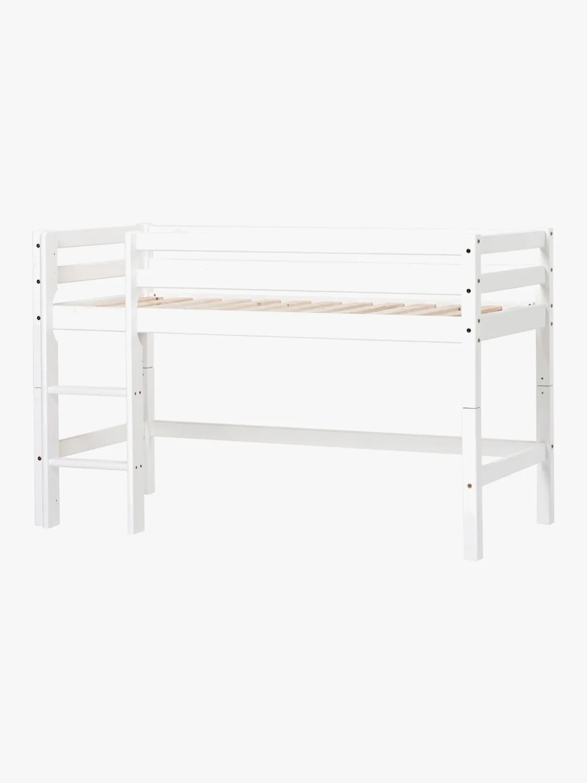 Hoppekids Basic Halvhøj Seng 70x160, Hvid