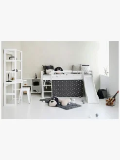 Hoppekids Bogreol m. Hjul, Hvid