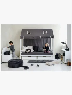 Hoppekids Bogreol m. Hjul, Hvid