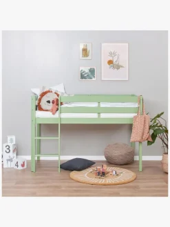 Hoppekids ECO Comfort  Halvhøj Højseng 70x160, Lysegrøn