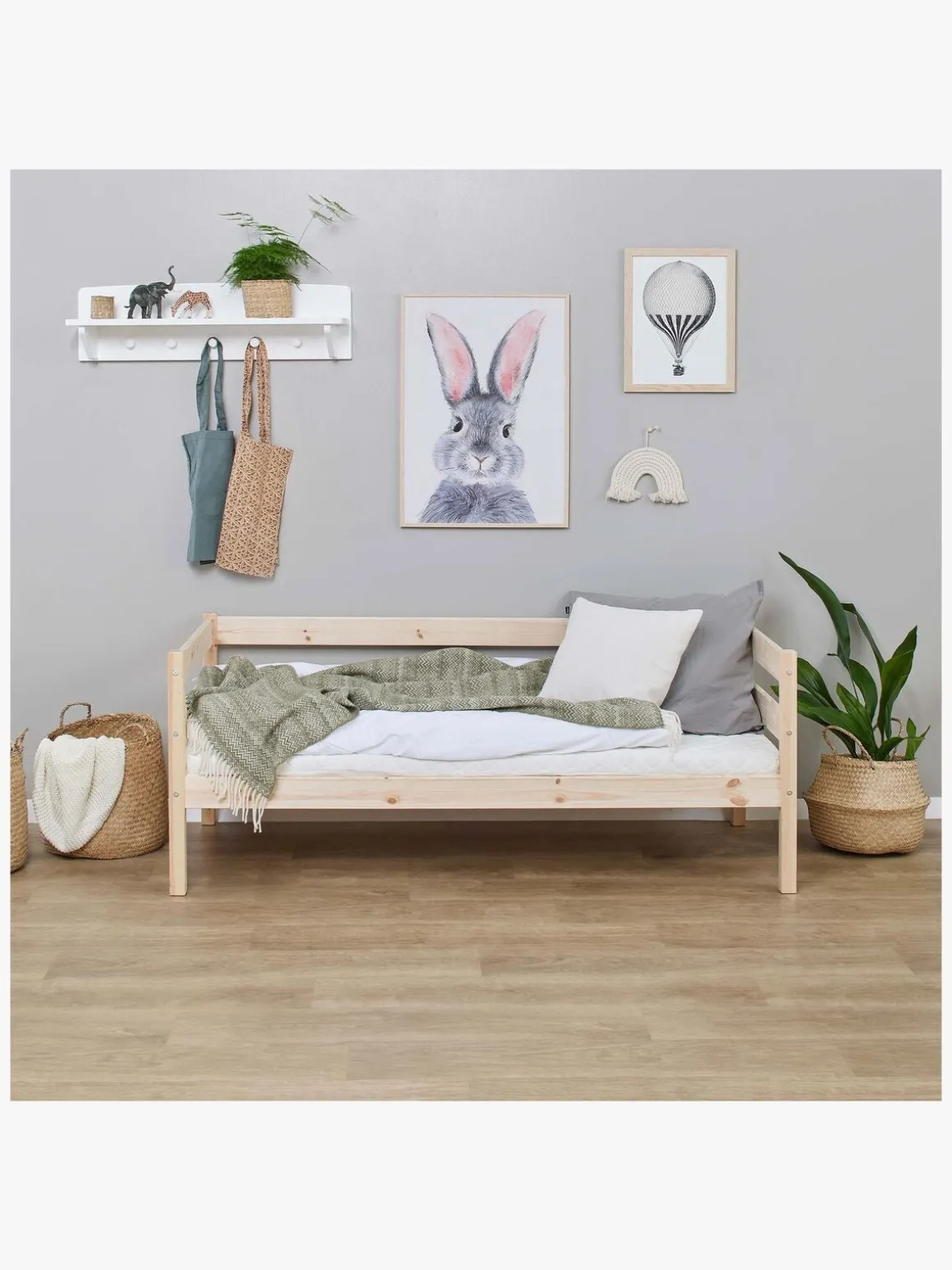 Hoppekids ECO Comfort Juniorseng 70x160 cm, Træ