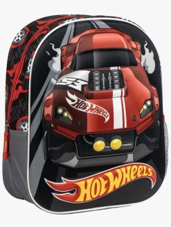 Hot Wheels 3D Rygsæk, Sort/Rød