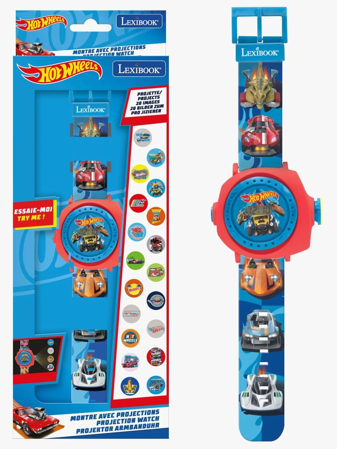 Hot Wheels Digitalt Projektorur