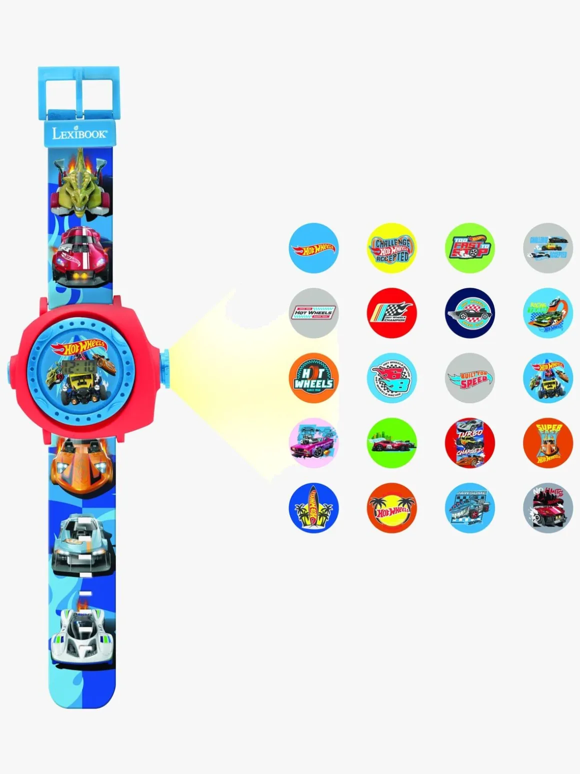 Hot Wheels Digitalt Projektorur