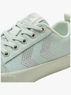 Hummel Base Court Glitter Jr Sneakers, Pale Aqua