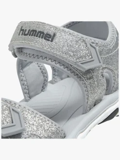 Hummel Glitter Jr Sandaler, Sølvfarvet