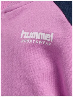 Hummel Loose Block Mini Full-Zip Trøje, Violet
