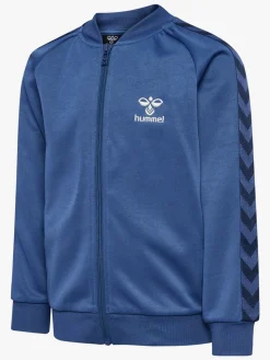 Hummel Newi Zip T-shirt, True Navy