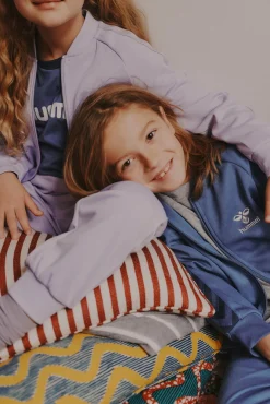 Hummel Newi Zip T-shirt, True Navy