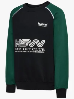 Hummel Oversized Crew Trøje, Dark Green
