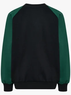 Hummel Oversized Crew Trøje, Dark Green