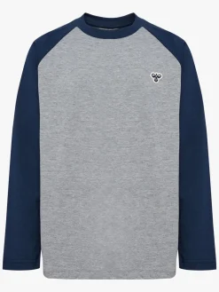 Hummel Raglan Loose T-shirt, Dress Blues