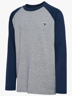 Hummel Raglan Loose T-shirt, Dress Blues