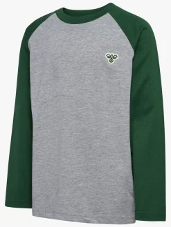 Hummel Raglan Loose T-shirt, Dark Green