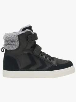 Hummel Stadil Winter High Jr Forede Sneakers, Black