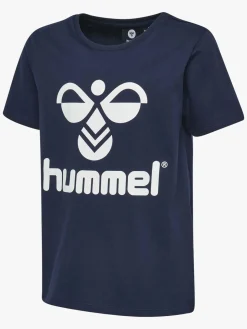 Hummel Tres T-shirt, Black Iris