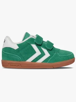 Hummel Victory Suede II Infant Sneakers, Pepper Green