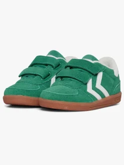 Hummel Victory Suede II Infant Sneakers, Pepper Green