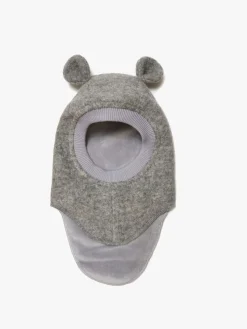 Huttelihut Elefanthue i Uld, Medium Grey Melange