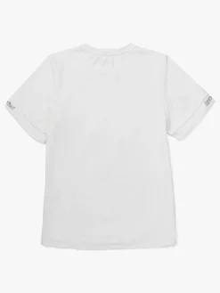 Hyperfied Jersey Knot Logo Top, Snow White