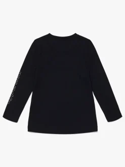 Hyperfied Jersey Logo Long Sleeve Top, Anthracite