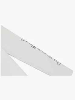 Hyperfied Jersey Logo Long Sleeve Top, Snow White