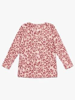 Hyperfied Long Sleeve Logo Top, Pink Leo