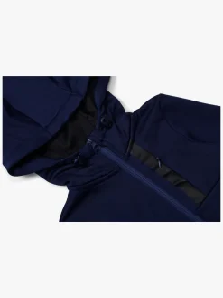 Hyperfied Scuba Zipped Hoodie, Medieval Blue