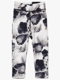 Hyperfied Tights, Black/Grey Watercolor