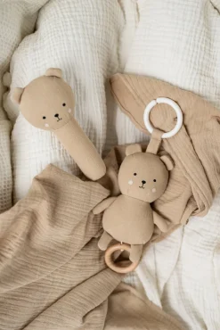 Jabadabado Teddy Tæppe Gavesæt, Beige