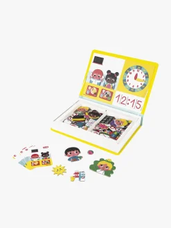 Janod Magneti'Book Lær Klokken Magnetsæt 75 Stk.