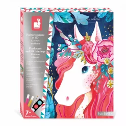 Janod Perlemor Og 3D-maleri Enhjørning