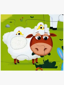 Janod Tactile Puslespil Bondegårdsdyr 20 Dele