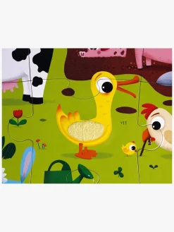 Janod Tactile Puslespil Bondegårdsdyr 20 Dele