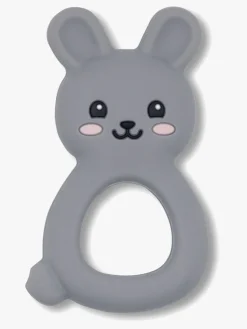 Jellystone Designs  Kanin Bidering Silikone, Lysegrå