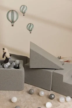 JLY Aktivitetsklodser & Boldbassin, Grey