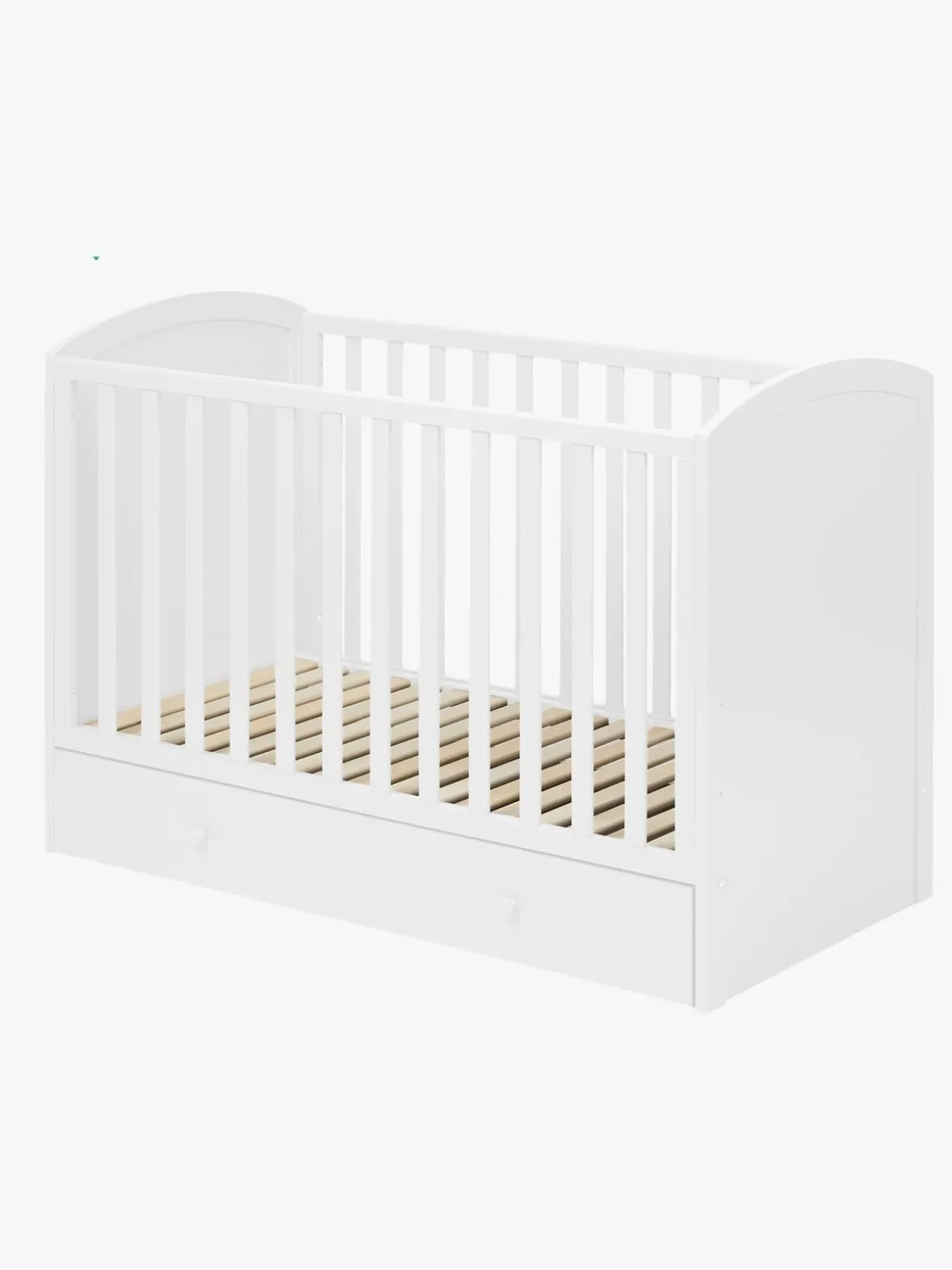 JLY ALVA Lux Tremmeseng m. Skuffer, Hvid & BabyMatex Madras